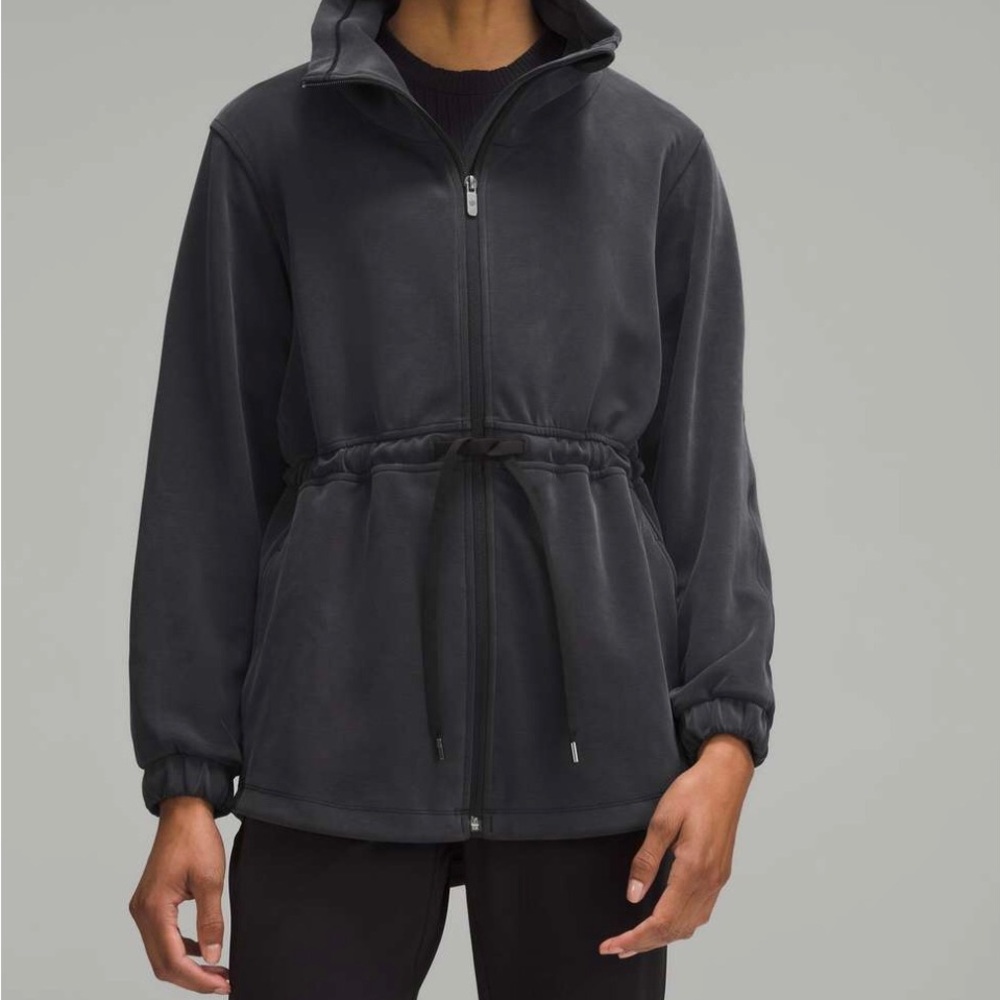 lululemon athletica Charcoal Cinch-Waist Zip Jacket